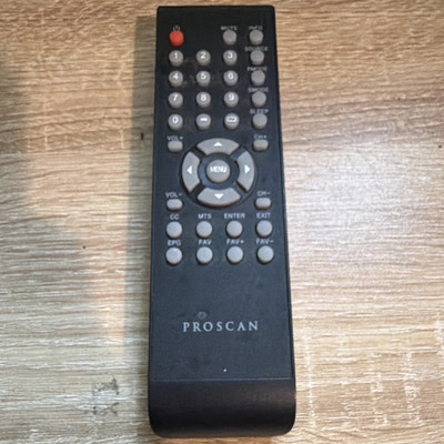 PROSCAN 22 Wireless TV Remote Control, Black,  10m Range, Compatible PROSCAN