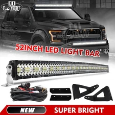 For 2010-2016 Ford F150 SVT Raptor 52" LED Light Bar Roof Mounting Kit & Wire