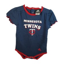 Minnesota Twins Blue 18 M Infant   Body Suit Snap Crotch   Excellent condition