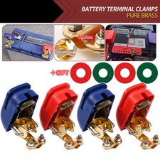 2 Pair Quick Release Battery Terminals 12V Clamps Car Auto Connectors Caravan.