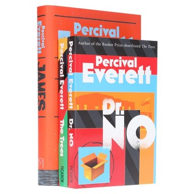 Percival Everett's Dr. No, The Trees & James 3 Books Collection - Fiction -PB/HB
