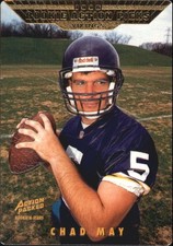 1995 Action Packed Rookies/Stars #87 Chad May RC - FB