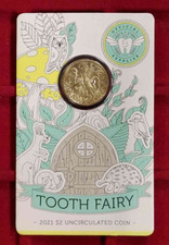 Royal Australian Mint Tooth Fairy Two Dollar Coin In Original Card