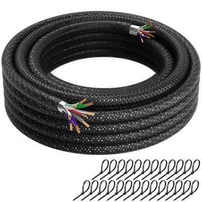 9 Conductor Speaker Cable 25 FT, 18 Gauge Pure Copper Cable with Aluminum Foi...