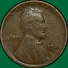 1933-D Lincoln Wheat Cent Fine F Coin #34955