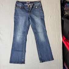 Wrangler Womens Bootcut Jeans Medium Wash Stretch Denim Size 11/32 09MWZMS