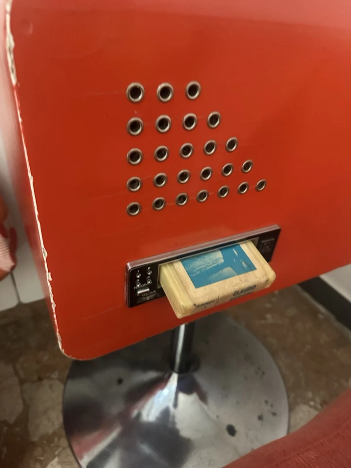 Lettore Estéreo 8 Tierras Vintage Estéreo Decoración Pionera Madera y Metal Años 70 Foto 4 de 4