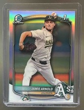 2025 Bowman Draft Jamie Arnold #BDC-30 Chrome Refractor 1st Prospect Athletics