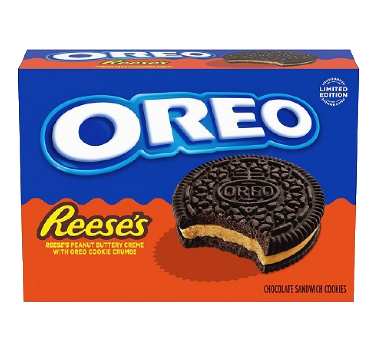 NEW! 12x Packs OREO REESE'S Peanut Butter Chocolate Sandwich