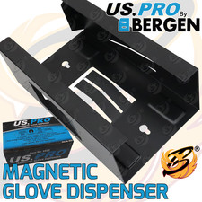 US PRO Magnetic Glove Box Holder / Dispenser For Disposable Gloves Strong Magnet
