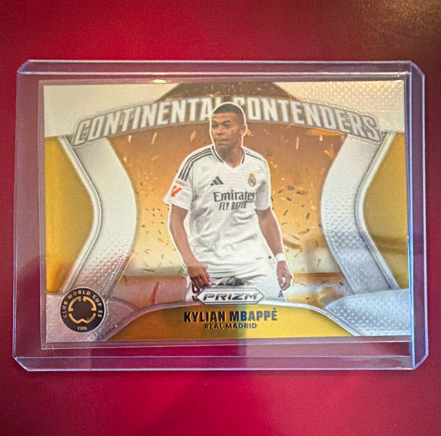 Panini 2025 Prizm FIFA Club World Cup Kylian Mbappé Real Madrid #24 Gold