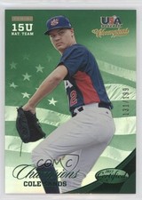 2013 USA Baseball Champions Certified National Team Mirror Green Cole Sands 0t2
