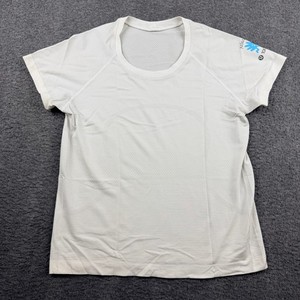 Lululemon Swiftly Tech SS 2.0 Atlanta 10K Tour Women's Sz 8 White Running Shirt
