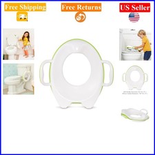 Portable Green Toddler Potty Seat for Boys  Girls, Contoured, Non-Slip