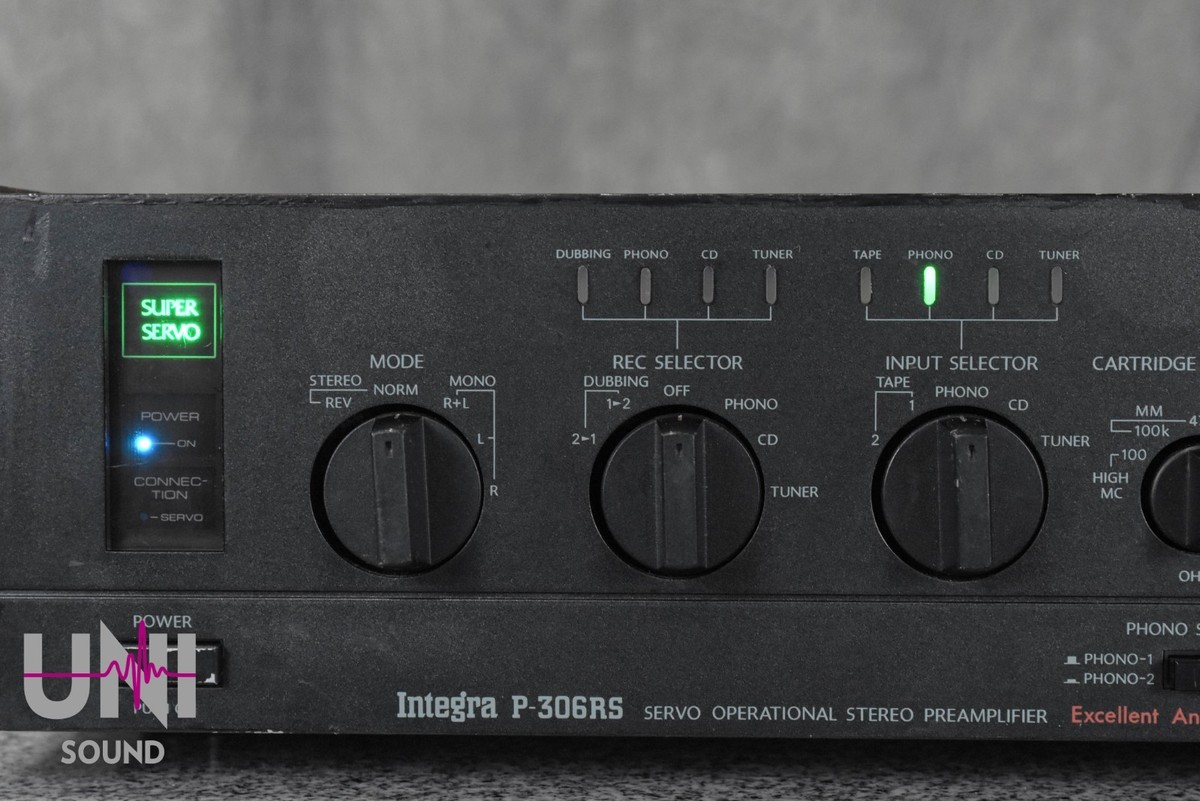 Integra SONY P-306RS 通電確認のみ ステレオプリアンプ アンプ