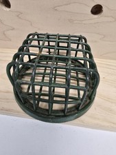 Vintage Green Wire Flower Frog Floral Arrangement Garden Decor