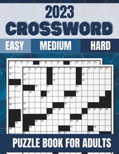 2023 Crossword Puzzle Books for Adults: Large Print Crossword Puzzles for Senior