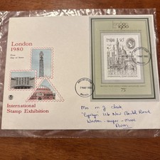 GB First Day Cover INTERNATIONAL STAMP EXHIBITION 1980 Bristol 7/5/80