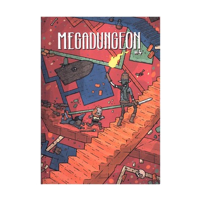 Hack & Slash Fantasy RPG Megadungeon #4 (POD, Black & White) NM
