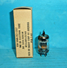 1 RCA JRC 5654/6AK5W Tube Halo Getter Tested Little Dot NOS/NIB