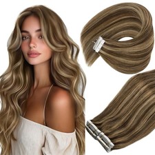 Ve Sunny Tape in Hair Extensions Real Human Invisible Remy Human Hair Straight
