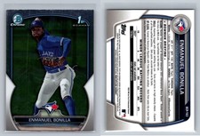2023 Bowman Chrome #BCP-163 Enmanuel Bonilla Prospects