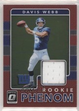 2017 Donruss Optic Rookie Phenom Jerseys Davis Webb #24 02a1