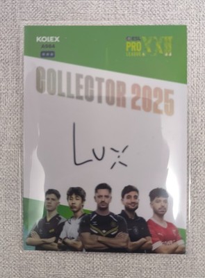 Signed ESL Pro League XXII 2025 Kolex Card   Lucas  lux  Meneghini   Mint A984