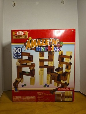 Ideal Timeless Toys 2014 Amaze-N-Marbles 60 Pc Set In Box