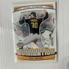 2025 Panini Prospect Edition - Domination Paul Skenes #10 Red /199