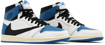 DH3227-105 Travis Scott × fragment design × Nike Air Jordan 1 Retro High (Her...