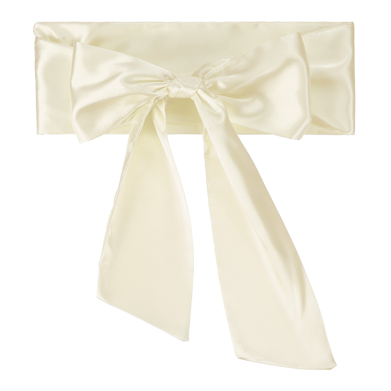 Cinturón de faja de satén para boda fiesta nupcial en blanco cinturones de cintura de satén blanco crema