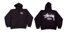 Stussy Men  s Tokyo Chapter Hoodie Black Streetwear Pullover S-5XL Reprint