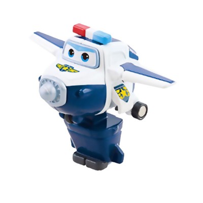 Super Wings - Transforming Paul Toy Figure, Plane, Bot, 5'' Scale