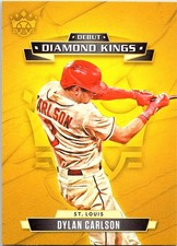 Dylan Carlson 2021 Panini Diamond Kings Debut Diamond Kings #DDK-SC SCardinals