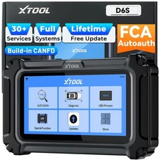 Free Update XTOOL D6S OBD2 Scanner Auto Full System Diagnostic Tool 30+ Service