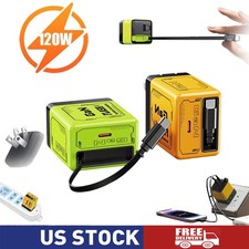 2 In 1 GaN Charger Scalable 120W Max Fast Charger Module With Type C  USB Ports