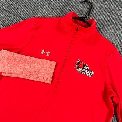 Southeast Missouri State SEMO Redhawks Pullover Shirt Womens Medium 1/4 Zip