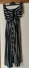 New with tags - Cameo Rose - Stripe, Stretch, Cut Out Bandeau Dress  size S