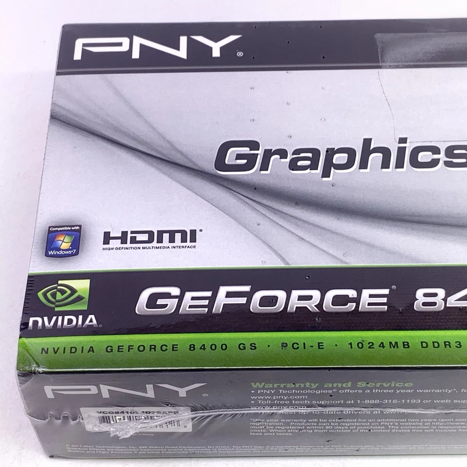 PNY NVIDIA GeForce 8400GS (VCG841024D3SXPB) 1024MB DDR3 PCI-E Graphic Card - Image 2 of 4