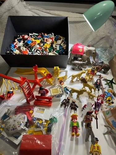 Playmobil Geobra 1974 Over 1000 Figures Animals Circus 80s Vintage Perfect Cond