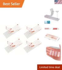 4 Clear EZ Pass Mounting Strips - Peel and Stick for Secure Transponder Holders