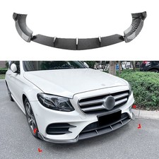 Für Benz E-Klasse W213 E260 E300 E43 AMG 2017–2020 Frontstoßstange Splitter Neu