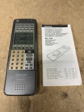 Unidad de control remoto universal Denon Unimote RC-770 probada + manual