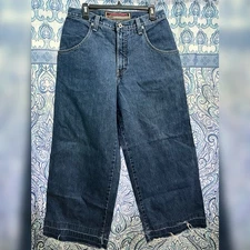 Vintage JNCO Jeans Medium washed Baggy Wide Leg Baggy Y2K (30x28) Underground