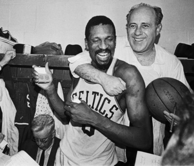 Boston Celtics Bill Russell Red Auerbach 8x10 Photo NBA Basketball Print #3
