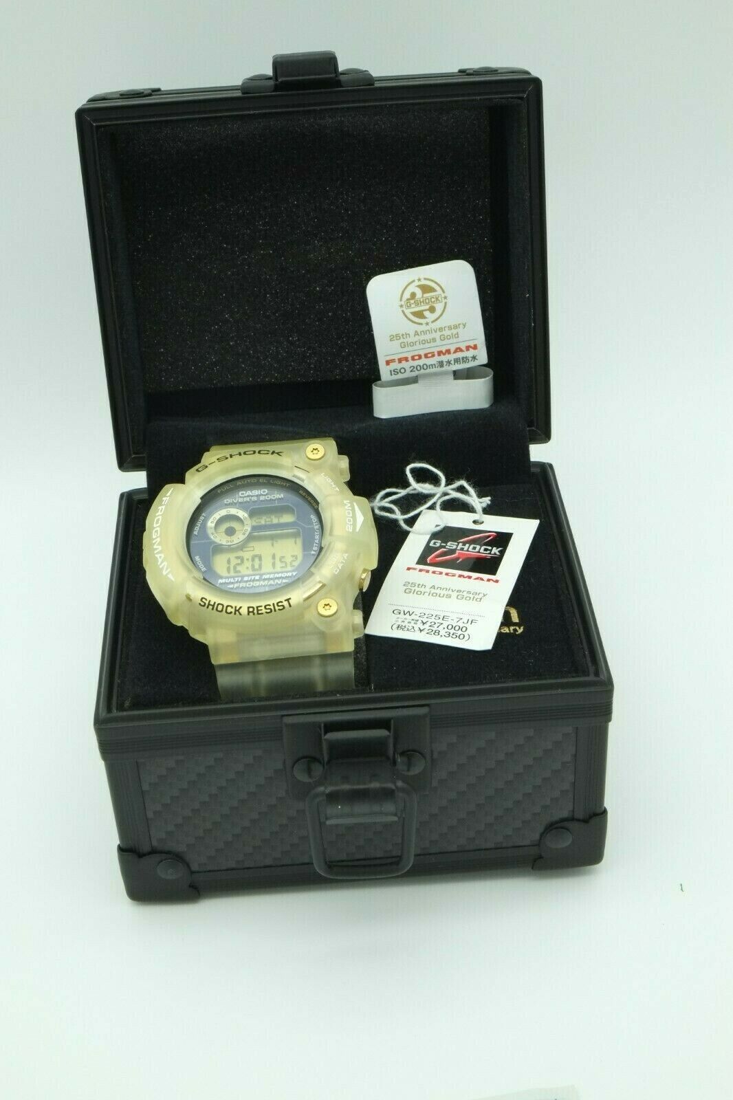 Casio G-shock 25th Anniversary LIMITED EDITION Frogman GW-225E-7JF Glorious  Gold