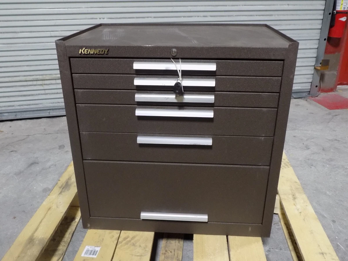 Kennedy Roller Cabinet Tool Box 5 Drawer 35 x 29 x 20 Steel Brown 295B  Damaged