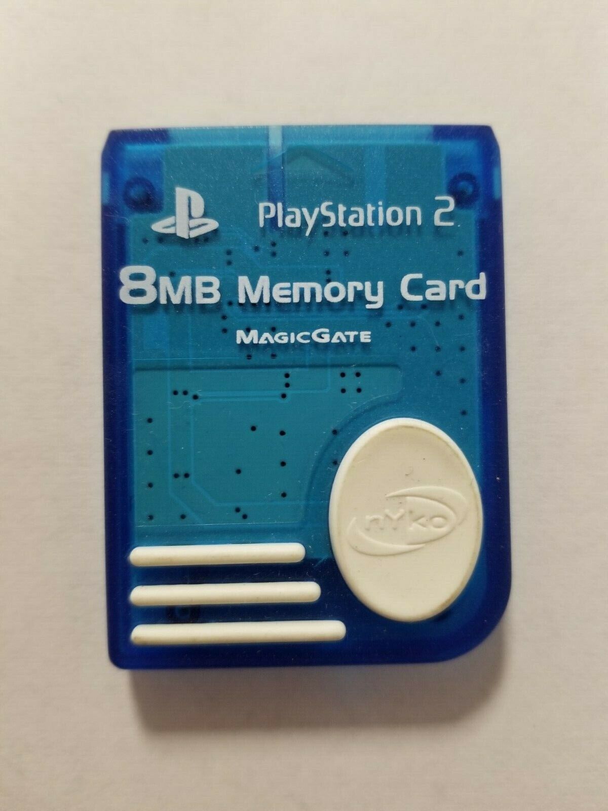 8MB Ps2 Memory Card-Blue - D&J Computers And Games