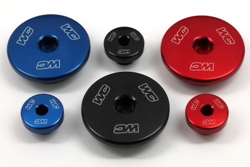 Works Connection Engine Plugs BLACK Yamaha Raptor 700 YFZ450R/X YZ450F 24-596 - Picture 4 of 6